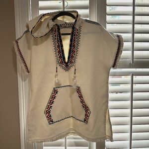 Faherty Short Sleeve Poncho